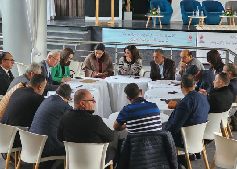 جلسة عمل تنسيقية للاعداد لتنظيم تظاهرة “الايام الدراسية الرابعة حول تطوير النشاط البدني والرياضي في الوسط الطبيعي