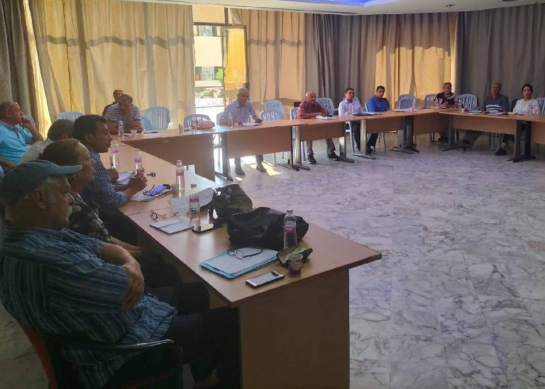 جلسة عمل تنسيقية للاعداد لتنظيم تظاهرة “الايام الدراسية الرابعة حول تطوير النشاط البدني والرياضي في الوسط الطبيعي